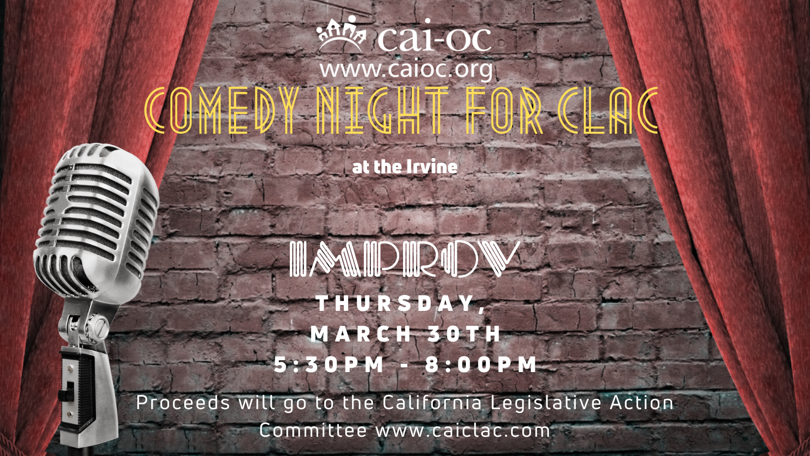 thumbnails Comedy Night (CLAC Fundraiser)